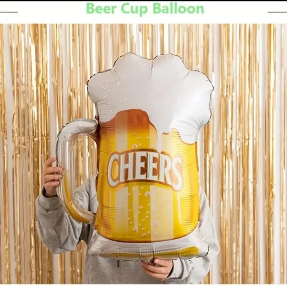 EXTRA LARGE Mylar Beer Mug Balloon